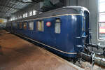 Im Bild der Postwagen P 1949, welcher als einer von 10 bestellten Exemplaren 1952 in Betrieb genommen wurde. (Eisenbahnmuseum Utrecht, September 2026)