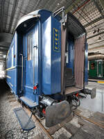 1943 wurde dieser luxuri�se Speisewagen (WR (Wagon Restaurant) 4249) bei Astra in Arad f�r die Compagnie Internationale des Wagons-Lits (CIWL) hergestellt.