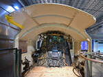 Der F�hrerstand der im Jahre 1945 von der North British Locomotive Company in Glasgow gebauten Kriegslokomotive WD73755  Longmoor , welche nach dem zweiten Weltkrieg von der Niederl�ndischen