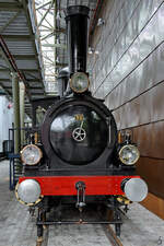Die Dampflokomotive 89 wurde 1880 bei Borsig in Berlin gebaut und trug den Namen  Nestor . (Eisenbahnmuseum Utrecht, September 2026)