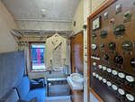 Ein vermultich f�r das Personal eingerichtete Abteil im 1932 gebauten Salonwagen 9 (84 89-30 001-1) der k�niglichen Familie. (Eisenbahnmuseum Utrecht, September 2026) 