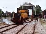 Lok 6 (MBS) auf Bahnhof Haaksbergen am 1-6-2000.