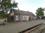 Bahnhofsgebäude  Wognum Nibbixwoud am 7.9.20142014 - unterwegs mit der Museum Stoomtram von Dorf zu Dorf durch das westfriesische Flachland von Medemblick nach Hoorn
