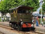 Diese kleine Stehkesseldampflok aus dem Hause Cockeril konnte am 9. und 10.7.2011 im Bahnhof Simpeleld bestaunt werden.