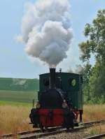 Auch sie war Gastlok bei den  Stoomtrein Jubileumdagen  (Dampfzug-Jubilumstagen) am 13.-14.07.2013 der Sdlimburgischen Dampfeisenbahngesellschaft (ZLSM), die ihr 25jhriges Jubilum feiert.