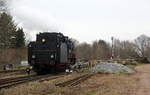 Ein Blick auf die 01 1075 von SSN fährt zum Wasserfassen und neue Kohle holen in Simpelveld(NL).
Aufgenommen von einem Fußweg in Simpelveld(NL). 
Bei Regenwolken am Kalten Nachmittag vom 30.12.2018 