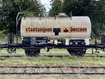 Kesselwagen für Benzin im Bahnhof Simpelveld (Limburg, Niederlande) am 11.