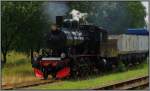 Lady in black. Die schwedische 1040 der ZLSM mit einen Gterzug beim Jubilumsfest
am 14.07.2013 in Simpelveld.