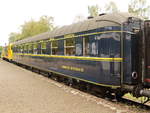 Pullmann Wagen steht in einem Sonderzug am 11. Oktober 2020 im Bahnhof Simpelveld.