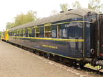 Pullmann Wagen steht in einem Sonderzug am 11. Oktober 2020 im Bahnhof Simpelveld.