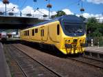 Eurailscout Ust 96 steht in Weinheim(Bergstr)am 5.7.2005 links steht die RB nach Frankfurt/M