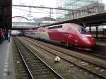 Thalys 4321 im bahnhof Utrecht Centraal richtung Paris am 24-03-2007.