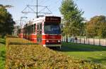 3011 mit HTM Linie 17 nach Wateringen bei durchfahrt am Malieveld !