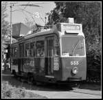 GVB wagen 533 mit linie 13 nach Amsterdam Muiderpoort in Haarlemmermeerstation am 25.04 2011.