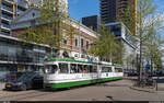 RET RotterTram Düwag 1629 / Westerstraat, 16. April 2022