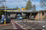 NS ICM & GVB Combino 2052 / Amsterdam Zeeburgerdijk, 14. April 2022