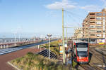 Eine Besonderheit des Den Haager Straßenbahnnetzes sind die beiden Scheveninger Endhaltestellen direkt in Strandnähe.