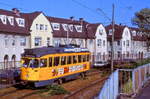 Haag Tw 1114 in der Duinstraat bei Scheveningen, 29.05.1992.