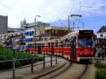 3122 erreicht als Lijn 1 die Endstation-Zwarte-Pad in Scheveningen; 110901