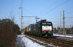 ERS Railways E 189 090 wurde am 16. Februar 2010 in Troisdorf dokumentiert.
