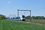 Keolis Nederland (ehem. Syntus) 7401 und 7406 als Sprinter 7947 Zwolle - Enschede (bei Borne, 14.05.18).