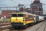 RailExperts 9905 steht am 1 Augustus 2026 mit ein RADVE �berbringungszug in Amersfoort und tragt noch alle Kennzeichen des vorherigen Betriebers RF und deren Nummer 4401.