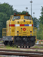 Die Strukton-Diesellokomotive 303003  Janine  vom Typ DG 1200 BBM des Herstellers Deutz war Ende Mai 2019 in Blerick zu sehen.