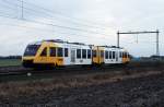 Am 27.01.2002 war um 11.02 Uhr dieser Syntus Triebwagen bei Borne auf   dem Weg nach Almelo.