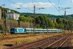 TCS 101 133-7 traincharter mit RE13 Ersatzzug  Maas-Wupper-Express  in Wuppertal, Juli 2025.