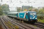 TCS 101 133-7  train charter  mit RE13-Ersatzzug in Wuppertal, Oktober 2025.
