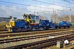 Volker Rail SSP 110SSW steht am 1 Dezember 2017 in Nijmegen.