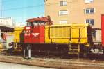 Am 11.09.2002 war Lok2 2842 mit dem Tunnelhilfszug fr den Romeriksporten-Tunnel in Oslo S zu sehen.