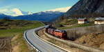 Mit einem Güterzug hat Di 3a 3.619 an einem schönen Mainachmittag 1988 Andalsnes verlassen und sich auf den 114 km langen Weg in Richtung Dombas gemacht