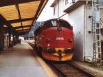 3619 auf Bahnhof Trondheim am 6-7-2000. Bild und scan: Date Jan de Vries.