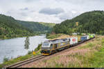 CargoNet Di 12 002 mit Güterzug Bodø - Trondheim am 2.