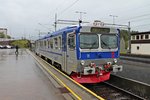 Nachschuss auf LOKE Y1 1292 am 02.09.2015, als dieser aus dem Bahnhof von Narvik gen Abstellbahnhof fuhr.