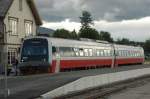 Am 16.06.2011 im Bahnhof  Tynset/Norwegen eine S-Bahn vor der Weiterfahrt nach Trondheim.