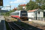 BM 9204 der NS am 29.7.2008 in stersund. Dieser Triebwagen ist wahrscheinlich an die Veolia vermietet und fhrt so9nnabends von stersund nach Sundsvall und zurck.