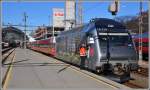 EL 18 2242 ist bereit für die Fahrt von Bergen nach Oslo.(15.03.2015)