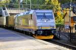 CargoNet's new 119 009 at Bryn station October 5th 2009