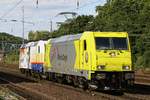 119 007-2 RheinCargo mit RheinCargo 189 589-9  Martin Luther  in K�ln West, Juni 2017.