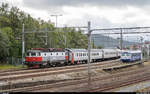 SJ Rc6 1331 mit dem Nachtzug Narvik - Stockholm am 4.