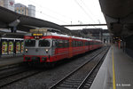 Regionalzug der Baureihe BM 69 dem Weg nach Gjøvik, hier gerade in der Centralstation Oslo, gesehen am 23.05.2016