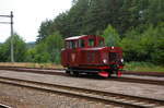 Bahnhof Royknes - Z4p-307 hat den dampfbetriebenen Museumszug fertiggestellt! (13.07.14 9:52 Uhr) Sie und ihre Schwesterlok Z4p-227 sind im  unplanmäßigen  Museumseinsatz bei den Setesdalsbanen zu sehen.