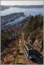 Steil gehts nach oben auf den Floyen.