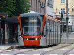 Wagen 216 der Linie1 nach Lagunen am 28.07.2013 in Bergen.