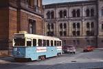 Anfang Mai 1988 wurde SM-53 240 der Osloer Straßenbahn als Fahrschulwagen eingesetzt
