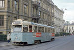 Oslo Oslo Sporveier SL 1 (Høka SM53 245) Riddervolds Plass am 7. Mai 1971. - Scan eines Farbnegativs. Film: Kodacolor X. Kamera: Minolta SRT-101.