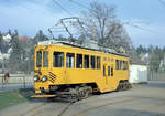 Oslo Oslo Sporveier Ekebergbanen Arbeitstriebwagen 399 Holtet am 8. Mai 1971. - Scan eines Farbnegativs. Film: Kodak Kodacolor X. Kamera: Minolta SRT-101.