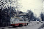 Oslo Oslo Sporveier SL 16 (Tw 1001) Drammensveien am 22. Januar 1971. - Scan eines Diapositivs.